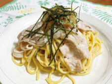 明太子おろしの冷製パスタ